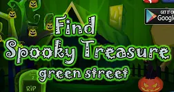 Find Spooky Treasure Green Street logo