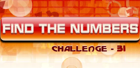 Find the Numbers Challenge - 31 logo