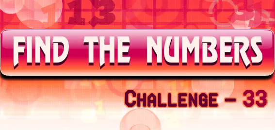 Find the Numbers Challenge - 33 logo