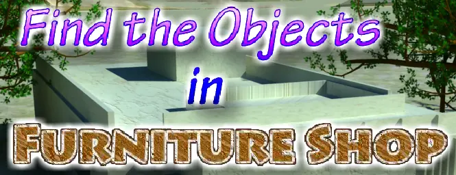 Find the Objects in Furniture Shop logo