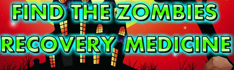 Find the Zombies Recovery Medicine logo