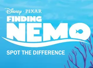 Finding Nemo - Spot the Difference logo