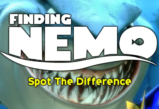 Finding Nemo Spot The Difference logo