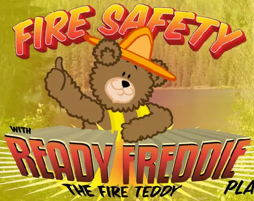Fire Safety with Ready Freddie the Fire Teddy logo