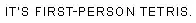 First-Person Tetris logo