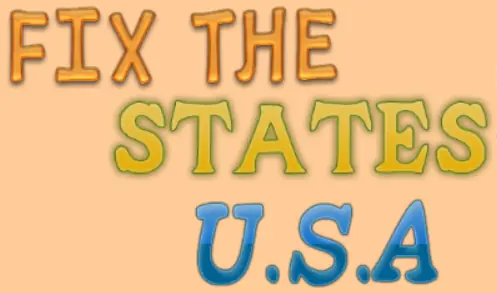 Fix the States U.S.A logo