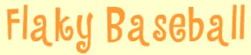 Flaky's Baseball Smoochie logo