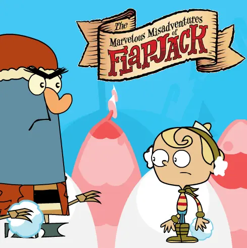 Flapjack Battle logo