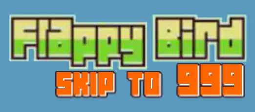 Flappy Bird Skip To 999 logo
