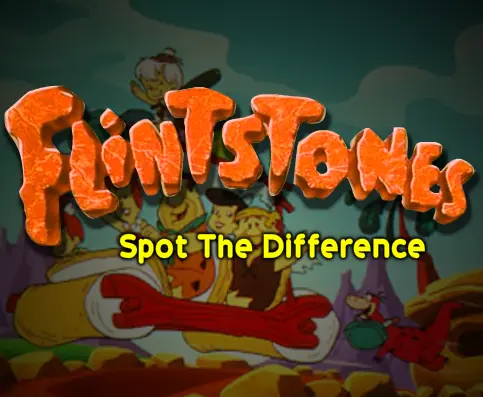 Flintstones Spot the Difference logo