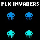 FlxInvaders logo