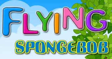 Flying SpongeBob logo