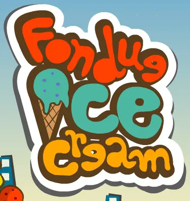 Fondue Ice cream logo
