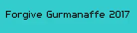 Forgive Gurmanaffe 2017 logo