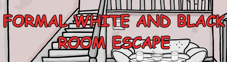 Formal White and Black Room Escape logo