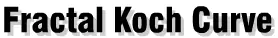 Fractal Koch Curve logo