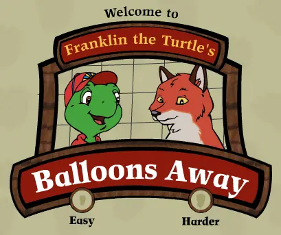 Franklin the Turtle's Balloons Away logo