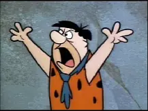 Fred Flintstone sounds logo