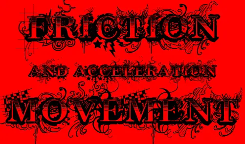 Friction and Acceleration Movement logo
