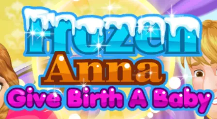 Frozen Anna Give Birth A Baby logo