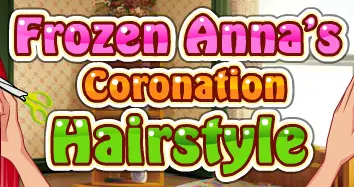 Frozen Anna's Coronation Hairstyle logo