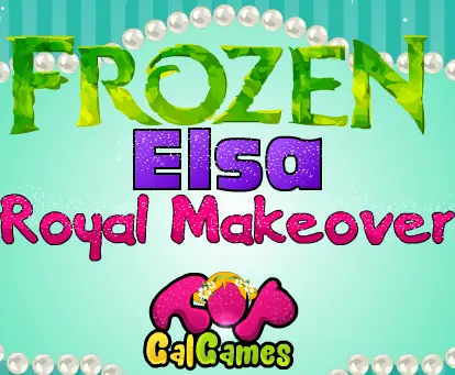 Frozen Elsa Royal Makeover logo