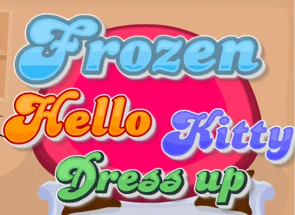 Frozen Hello Kitty Dress Up logo