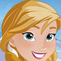 Frozen Princess Anna Frosty Makeover logo