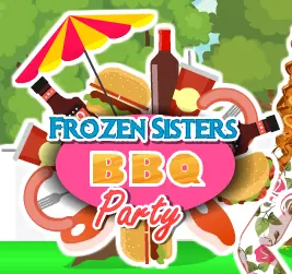 Frozen Sisters BBQ Party logo