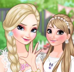 Frozen Sisters' Birthday Party logo