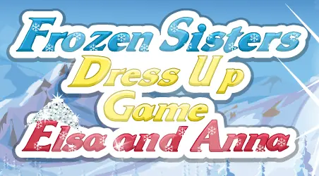 Frozen Sisters Dress Up Game Elsa and Anna logo