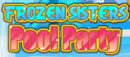 Frozen Sisters Pool Party logo