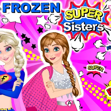Frozen Super Sisters logo