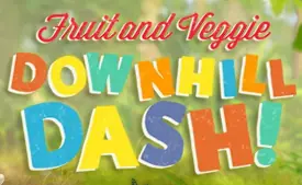 Fruit and Veggie Downhill Dash! logo