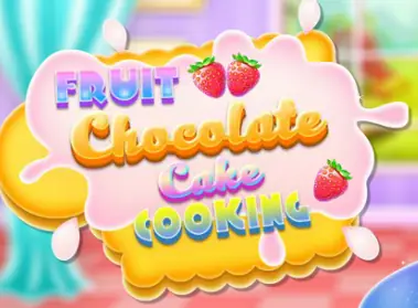 Fruit Chocolate Cake Cooking logo