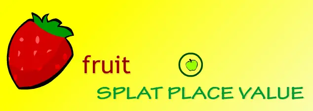 Fruit Splat Place Value logo