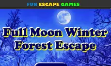 Full Moon Winter Forest Escape logo