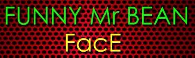Funny Mr Bean Face logo