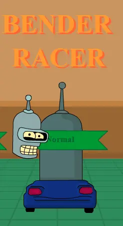 Futurama Bender Racer logo
