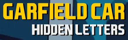 Garfield Car Hidden Letters logo