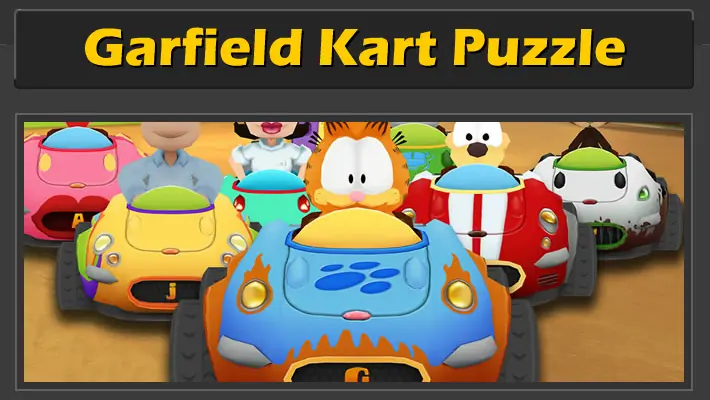 Garfield Kart Puzzle logo