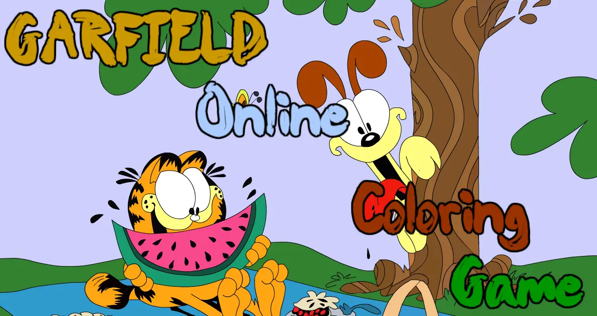 GARFIELD Online Coloring Game logo