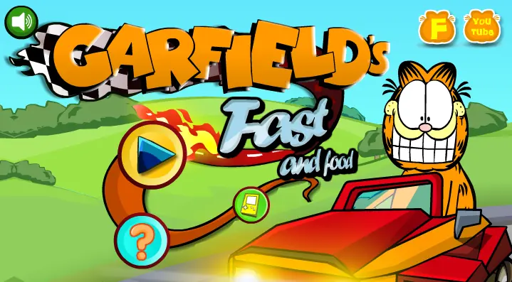 Garfield`s fast and food logo