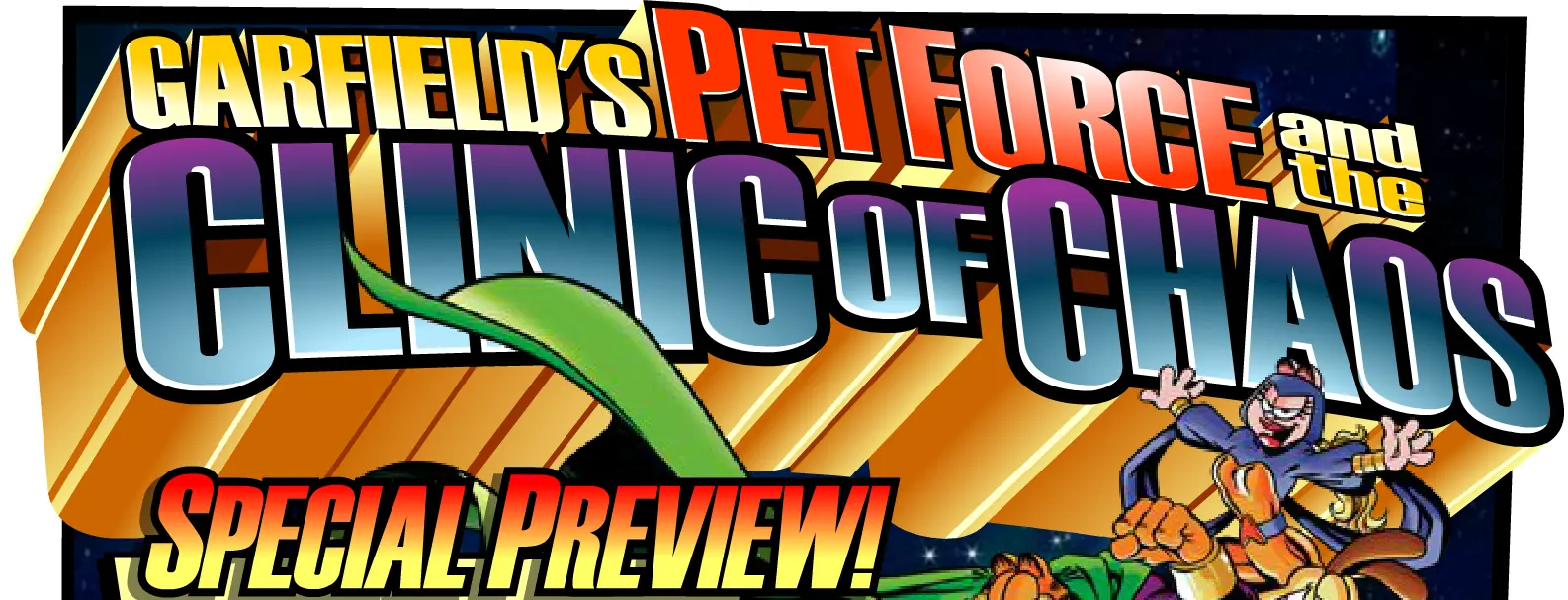 Garfield's Pet Force and the Clinic of Chaos logo