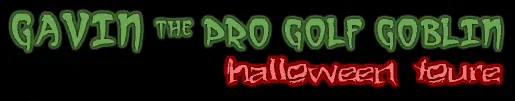 Gavin the Pro Golf Goblin Halloween Toure logo