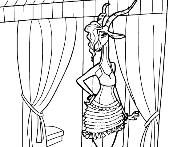 Gazelle Coloring logo
