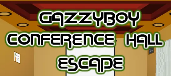 Gazzyboy Conference Hall Escape logo