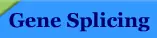 Gene Splicing logo