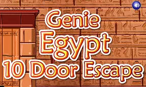 Genie Egypt 10 Door Escape logo