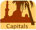 Geography of the Middle East - Capitals logo